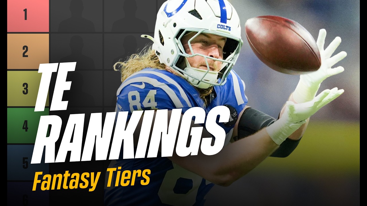 Fantasy Football Draft Rankings & Tiers | Experts TE Risers, Fallers & Favorite SLEEPERS (2026)