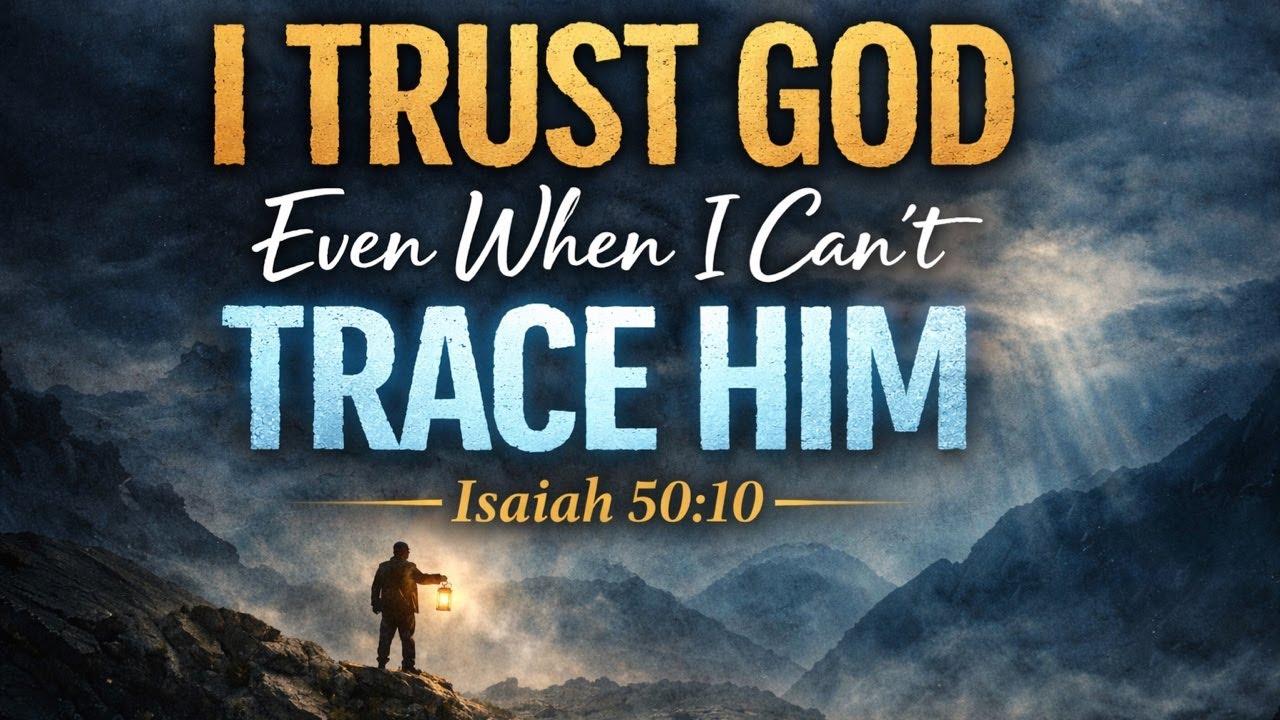 I Trust God Even When I Can’t Trace Him | Isaiah 50:10 | Faith That Stretches Me | Morning Devotion