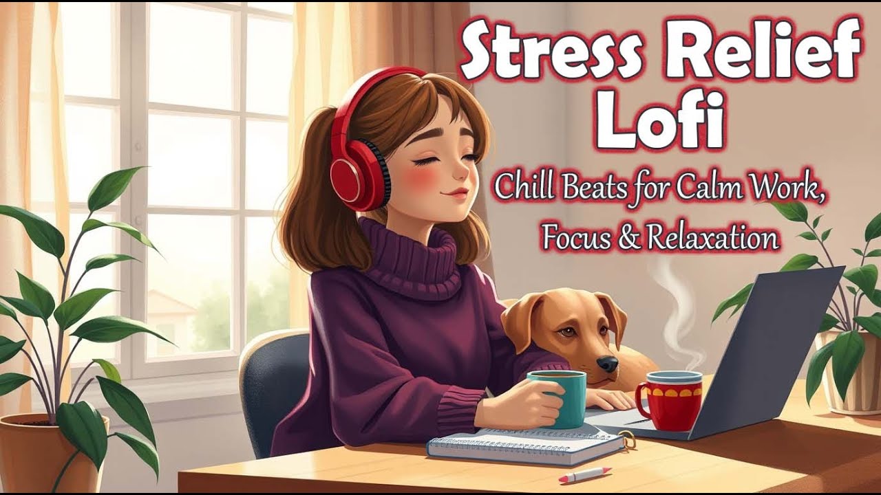 Stress Relief Lofi 🌿 Chill Beats for Calm Work, Focus & Relaxation #music #relax #beats #lofi #