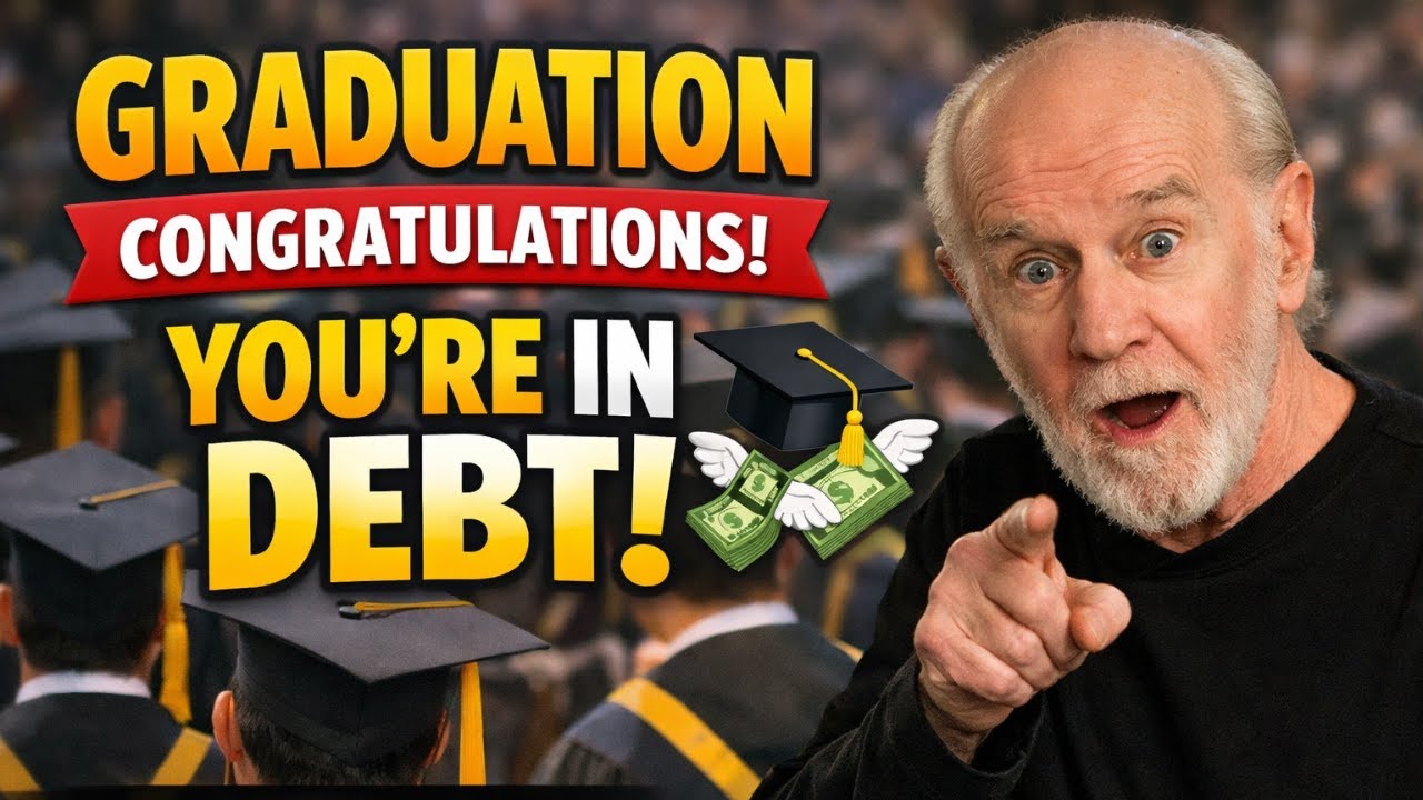 George Carlin: Graduation—Congratulations, You’re in Debt! 🎓💸