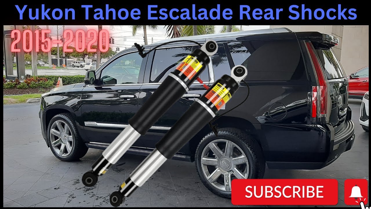 How to replace Rear Shocks on Cadillac Escalade  Yukon Tahoe 84176675  23290661