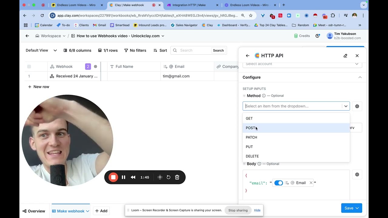 How to use Clay webhooks (Beginner's Guide)
