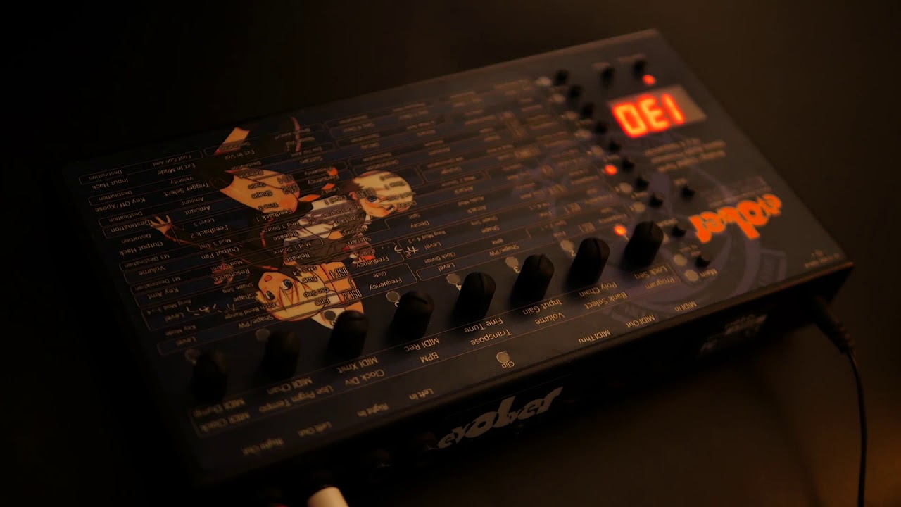 Ghostradioshow  [mono evolver desktop 1 bar techno jam]