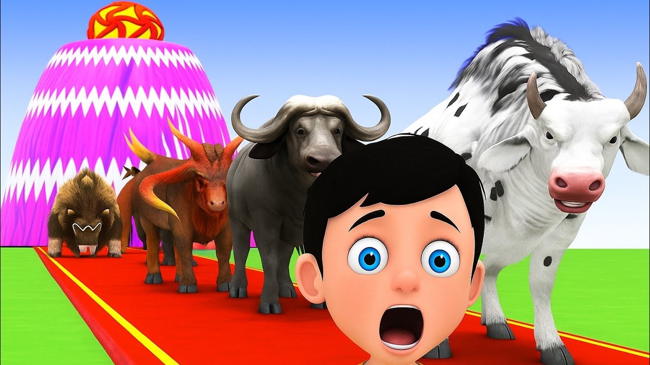 Animals Choose😂 The Right Key With Cow Mammoth Elephant Gorilla Lion Tiger 