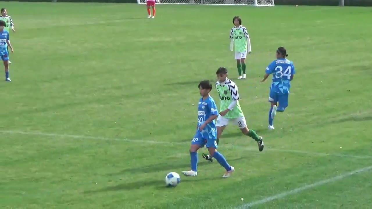 高円宮妃杯JFA第29回全日本U-15女子サッカー選手権大会1回戦 （2024年12月7日　磐田スポーツ交流の里ゆめりあ球技場）SATOなでしこU-15×マイナビ仙台レディースジュニアユース（後半２）