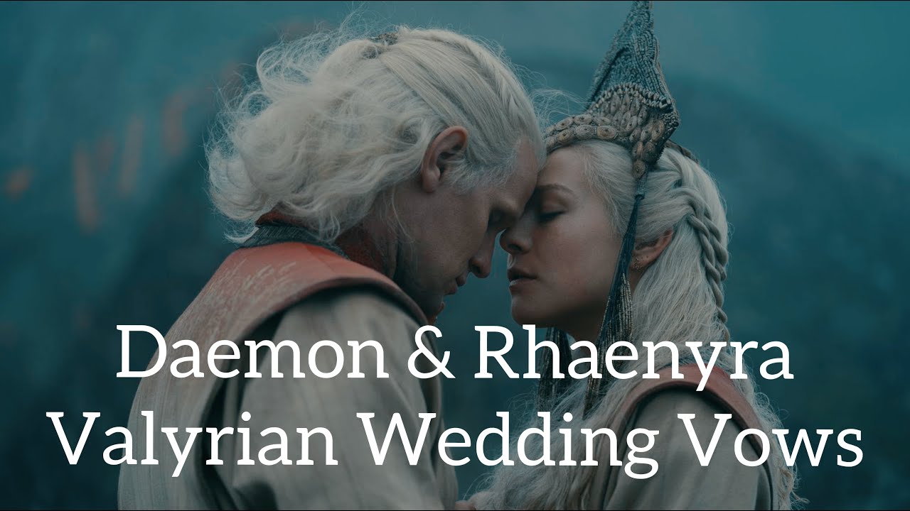 [ENG] Daemon and Rhaenyra Valyrian Wedding Vows Translation | House of The Dragon