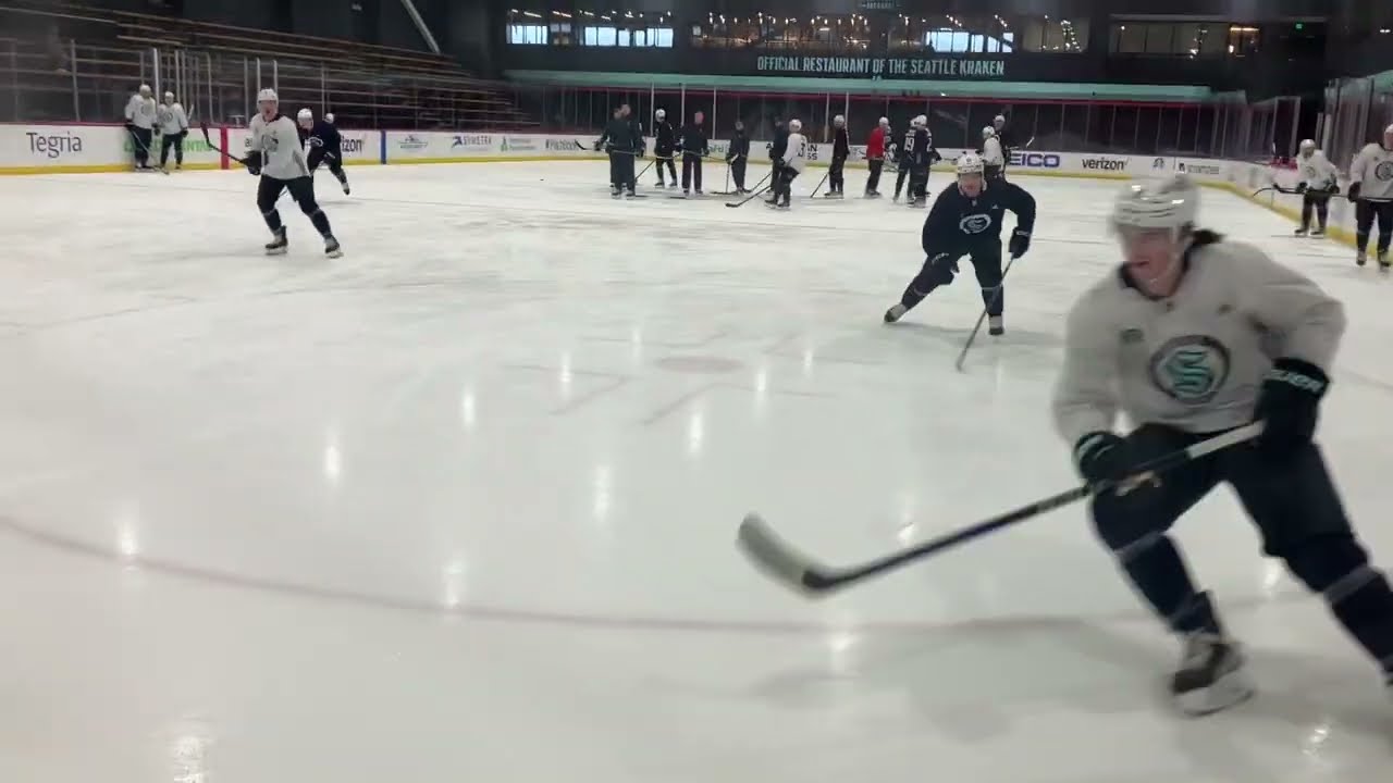 NHL Puck retrieval / transition drill - Seattle Kraken.