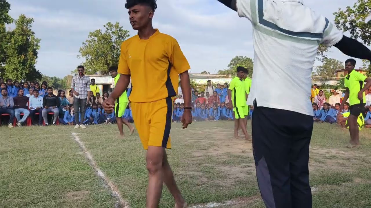 Boys Kabbadi Badekanera Vs Karenji, Bastar Olympics Badekanera zone 2025 Kondagaon