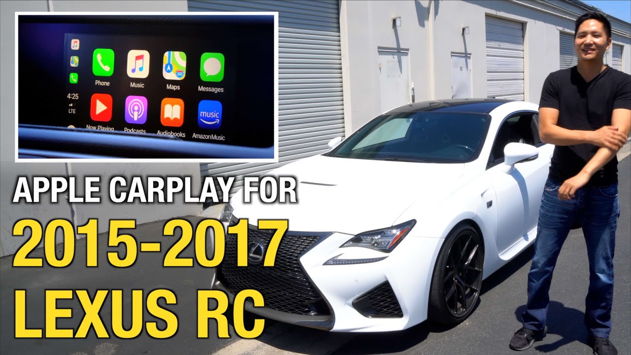 2015-2017 LEXUS RC | Wired Apple CarPlay Android Auto | Install / Demo