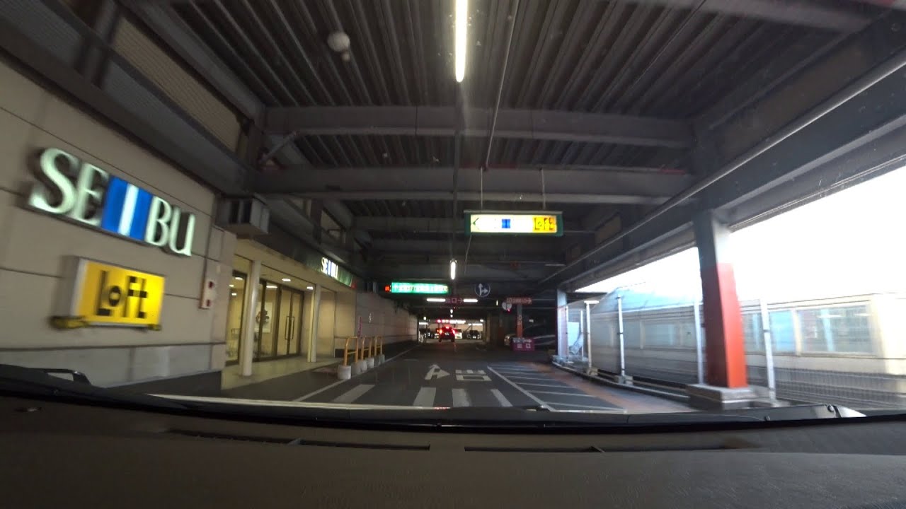 かつてイオンモール岡崎に存在した西武百貨店　2019年撮影　　愛知・岡崎市