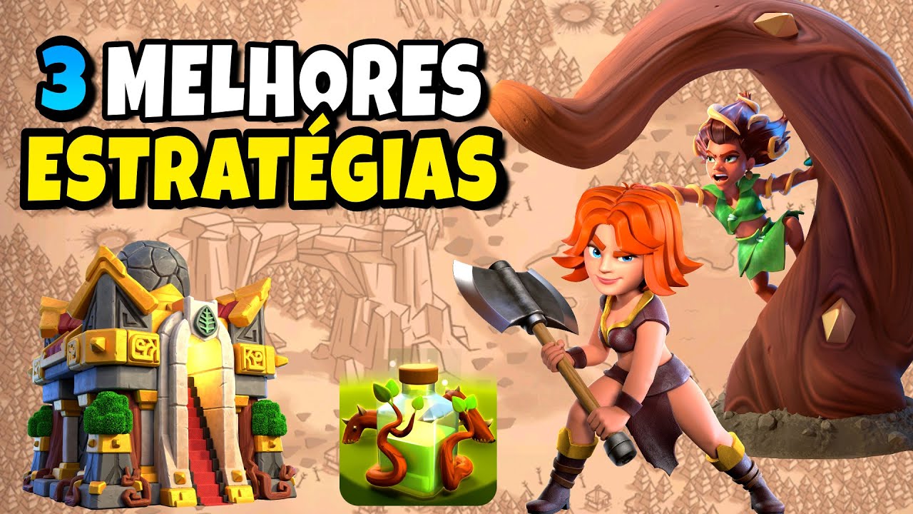 AS 3 MELHORES ESTRATÉGIAS PARA CV16 EM 2024 | Clash Of Clans