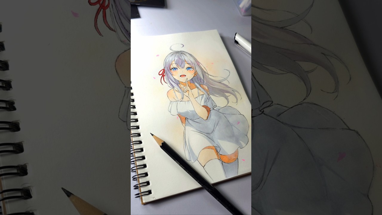 How to Draw Alya step by step❤️ 