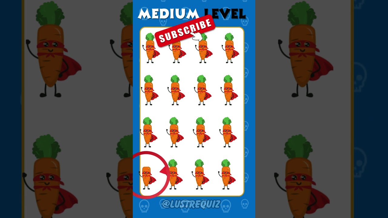 Find the ODD One Out - Vegetable Edition 🥕🥦 Easy, Medium, Hard | Lustre Quiz