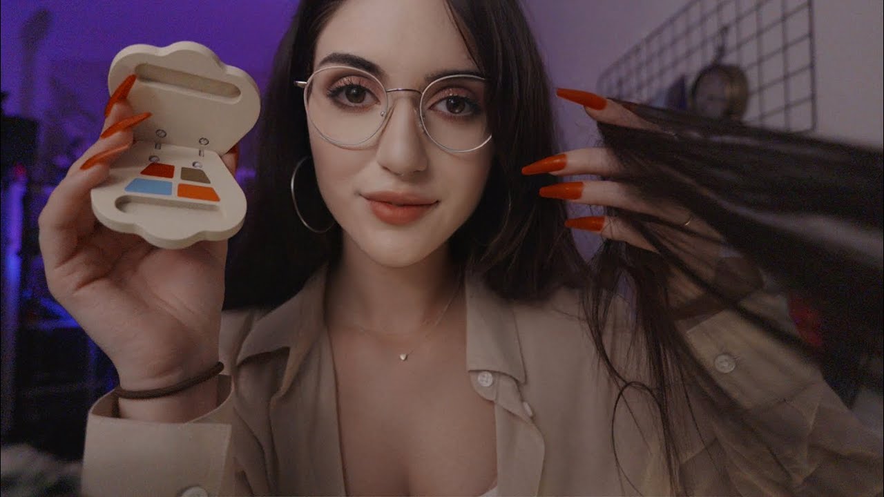 ASMR Most Relaxing Wooden Makeup Shop *night time* Personal Attention, Wooden Makeup, Whispering