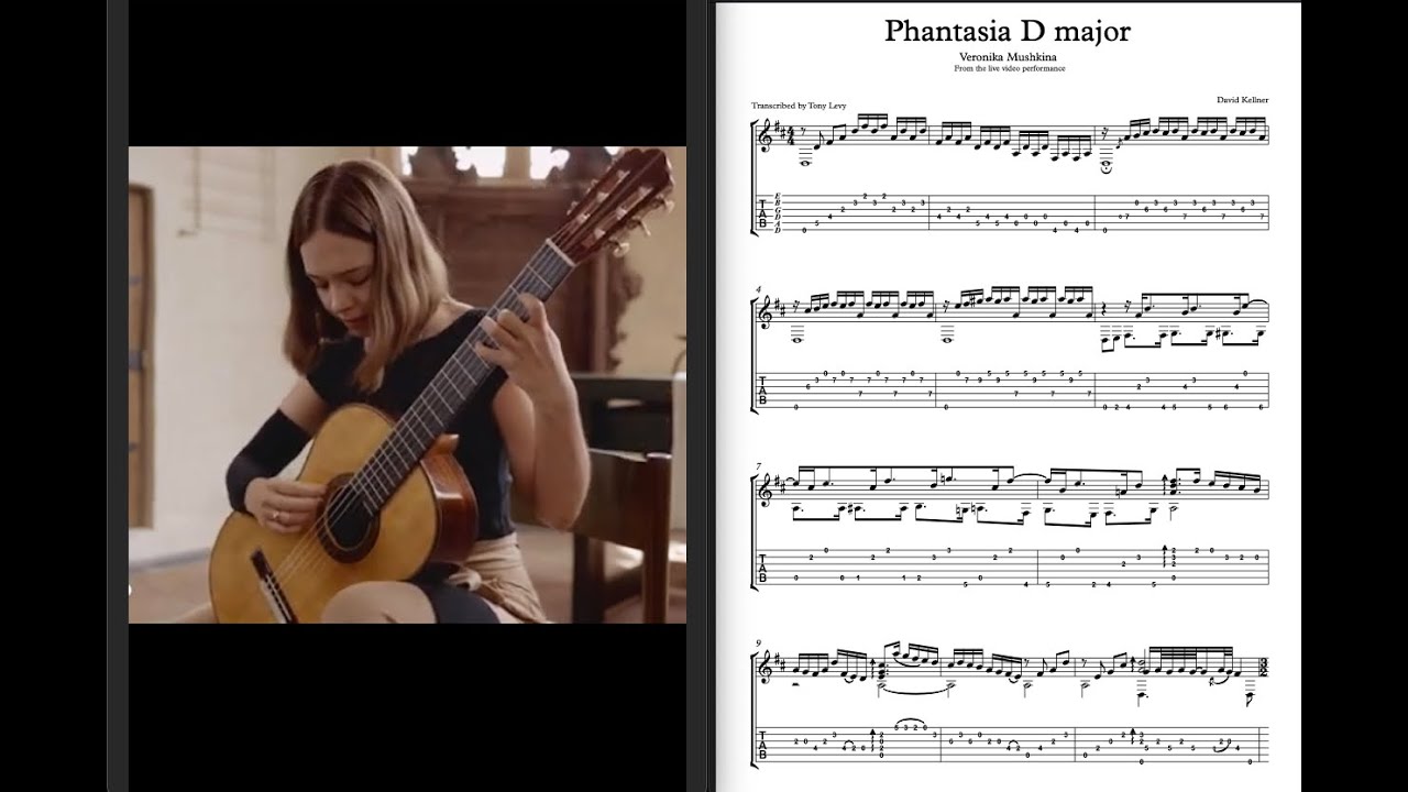 Phantasia in D major David Kellner - Veronica Mushkina (Transcription)