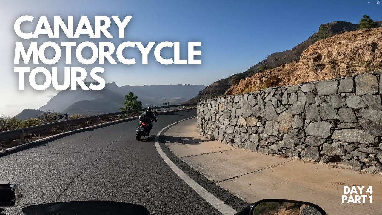 DAY 4 with Canary Motorcycle Tours in Gran Canaria | Tackling the notorious GOAT TRACK part 1
