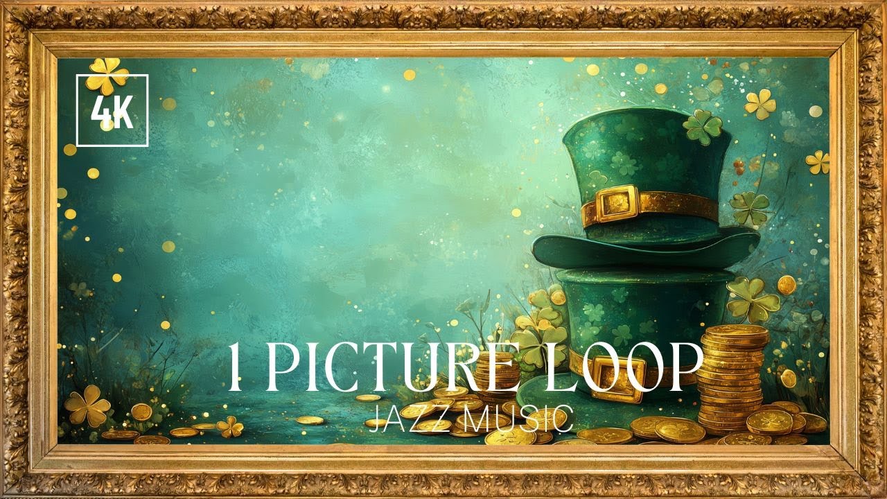 St. Patrick&rsquo;s Day Vibes | Framed TV Art & Relaxing Jazz in 4K