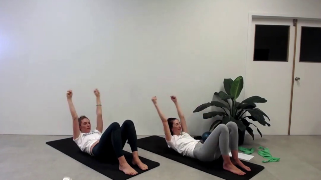 Reformer on the Mat with Frances Cahill and Suzanne Newby.