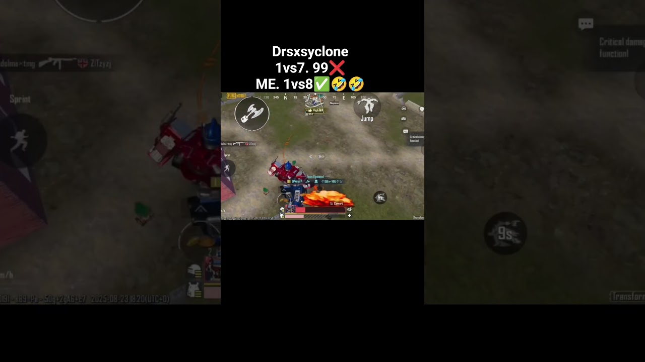 drsxsyclone vs Me😜#pubgmobile#shortvideo#pubgshort#clutch