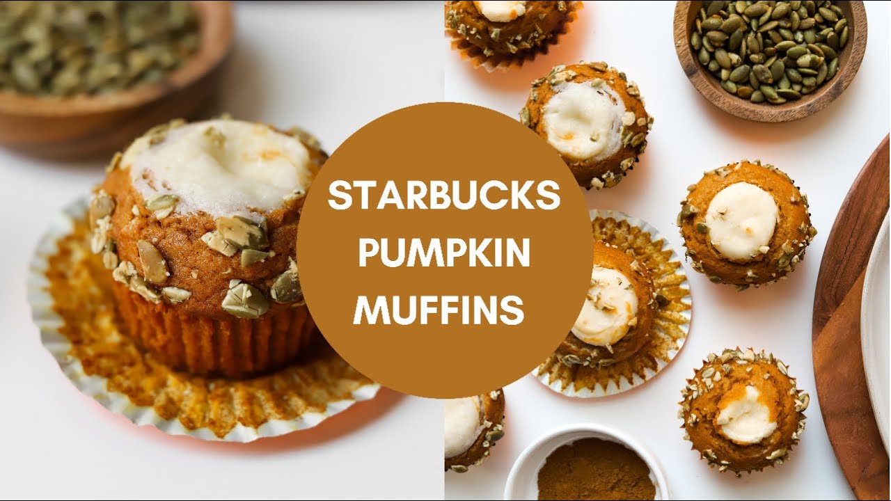 How to Make STARBUCKS Pumpkin Cream Cheese Muffins at HOME! And EVEN BETTER