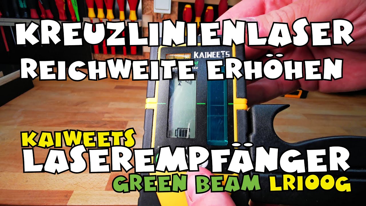 Wie funktioniert der Kaiweets Laserempfänger LR100G