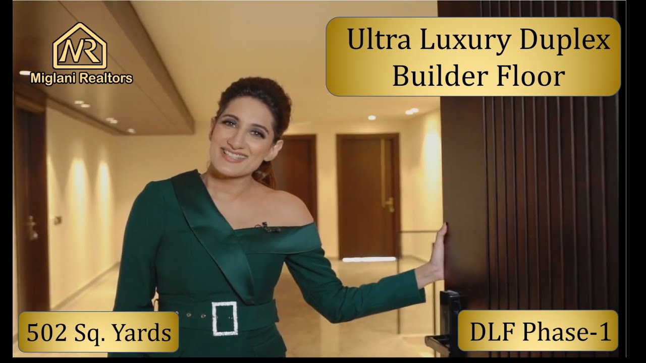 Brand New Ultra Luxury Duplex Builder Floor in DLF Phase 1 Gurgaon | 4 BHK | Prime Location
