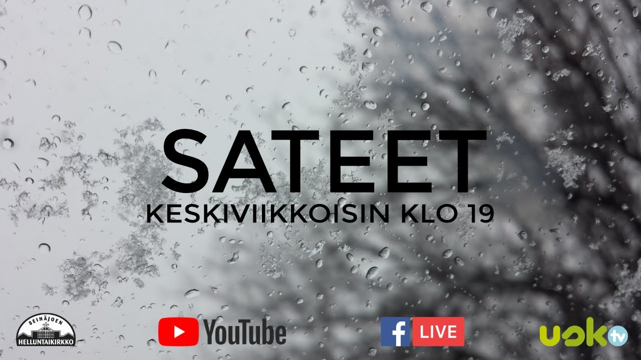 KE 24.4.2024 klo 19 // Sateet lähetä -ilta