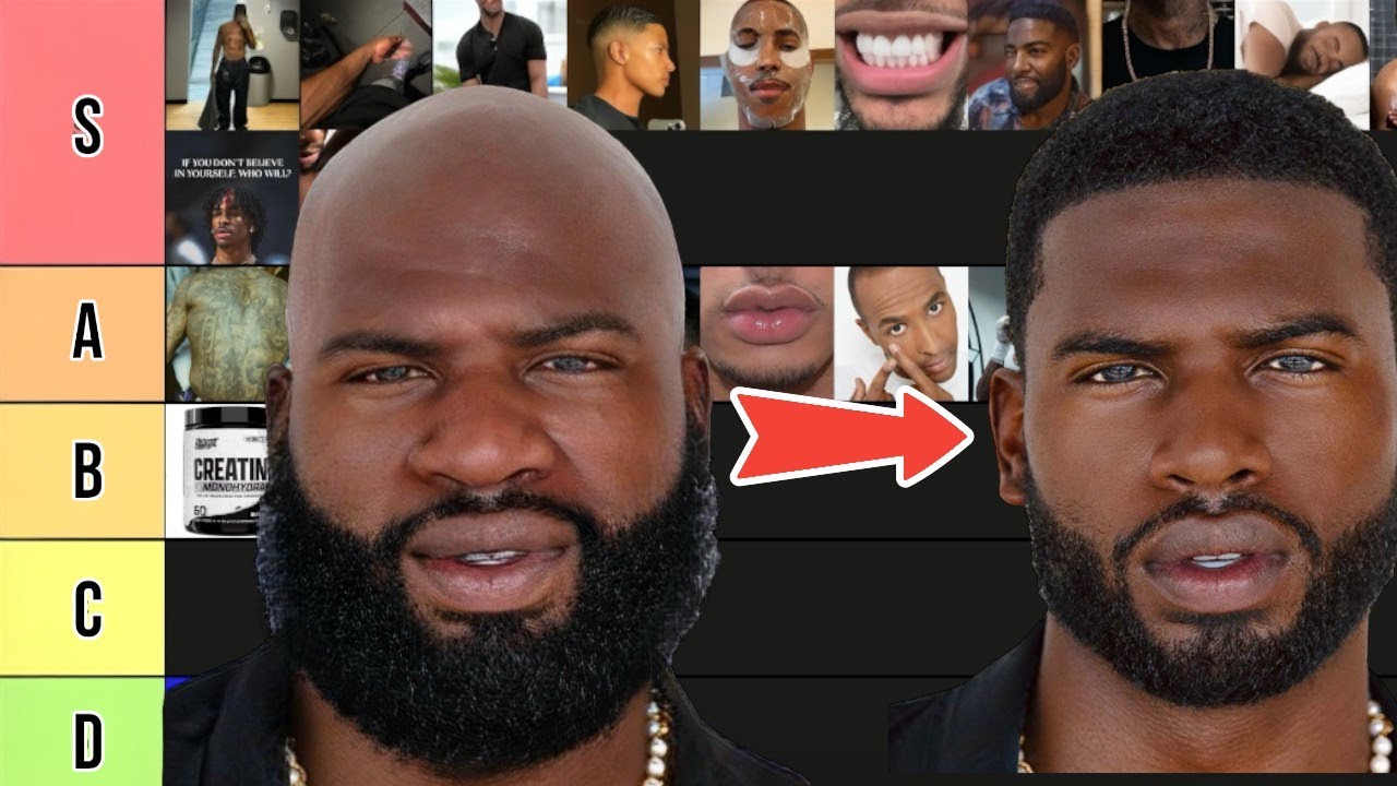 The Black Men Looksmaxxing Tier List (In depth)