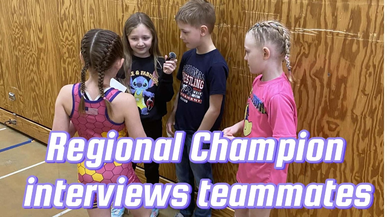 Regional Champion interviews teammates!!