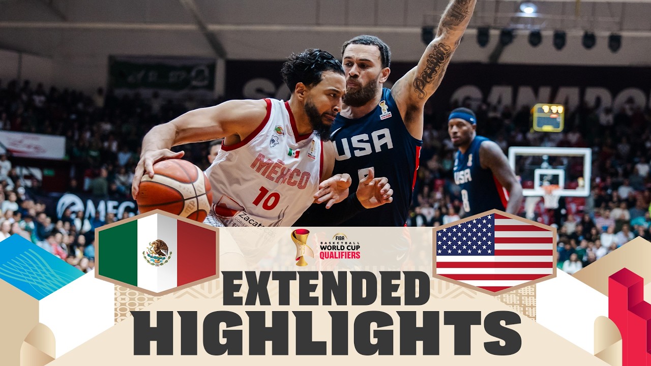 Mexico 🇲🇽 v USA 🇺🇸 | Extended Highlights | FIBA Basketball World Cup 2027 Americas Qualifiers