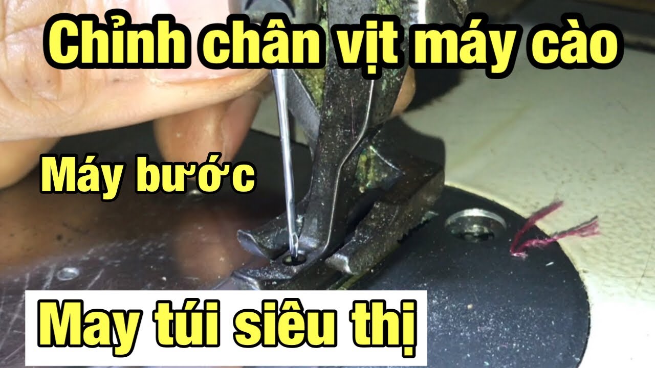 Cách Chỉnh Chân Vịt Máy Cào Bơi, Máy Bước - Cách Chỉnh Máy Cào Bơi || Quynh máy may