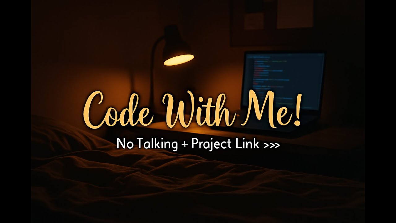 🔴 Live: Code With Me ! No Talking
