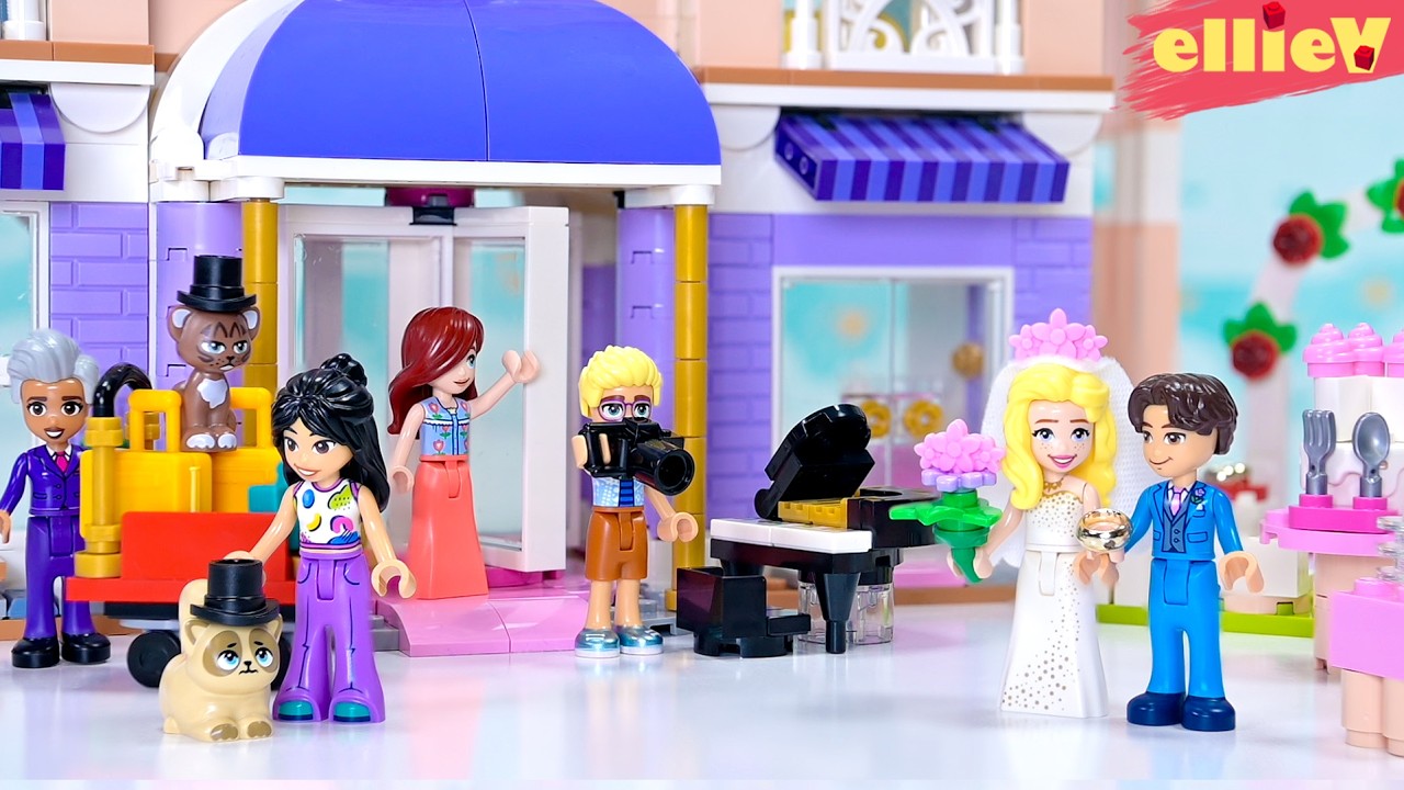 Совершенно новый гранд-отель LEGO Heartlake City &mdash; место вашей идеальной свадьбы! Сборка набора