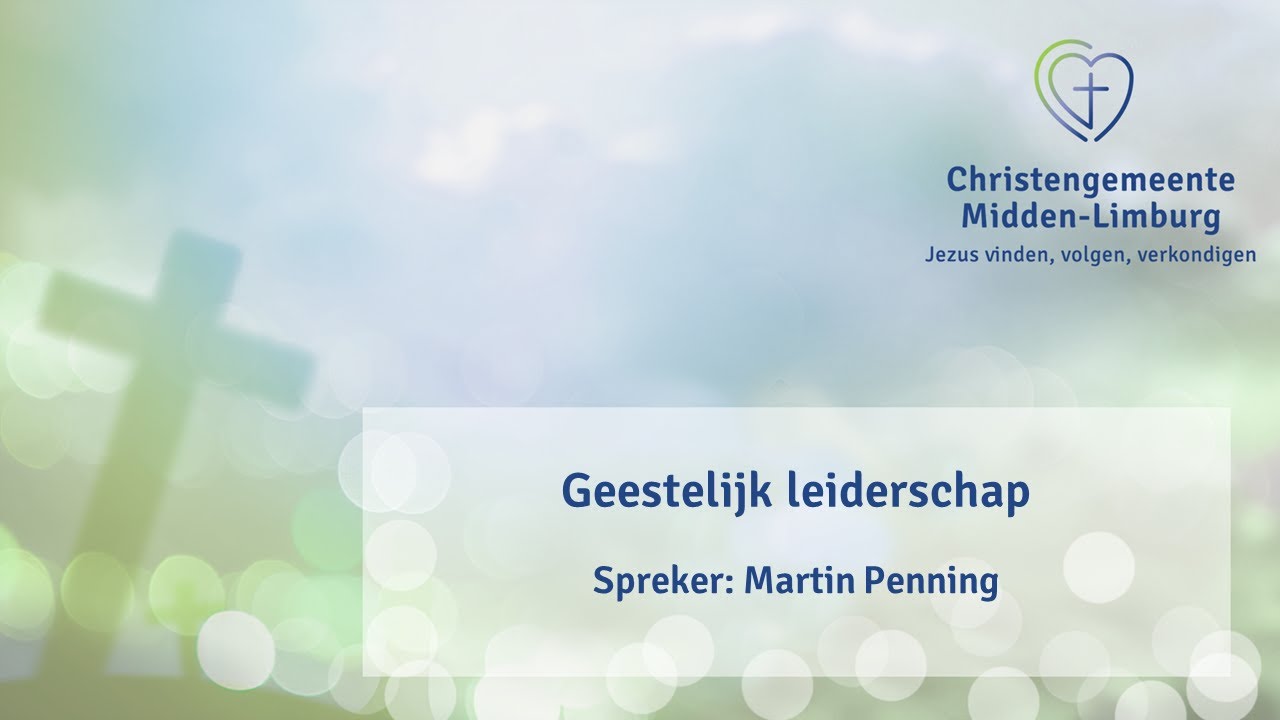 Geestelijk leiderschap (Martin Penning)