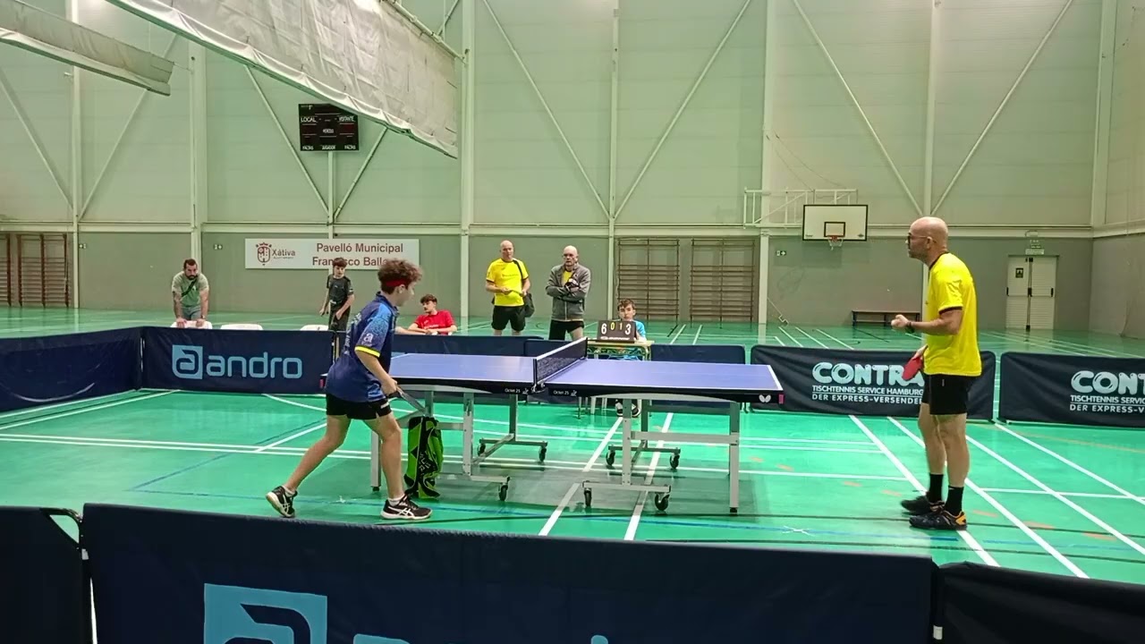 Nicolás García (Alicante TM) VS José ( Balkanica Xabia CTM B)