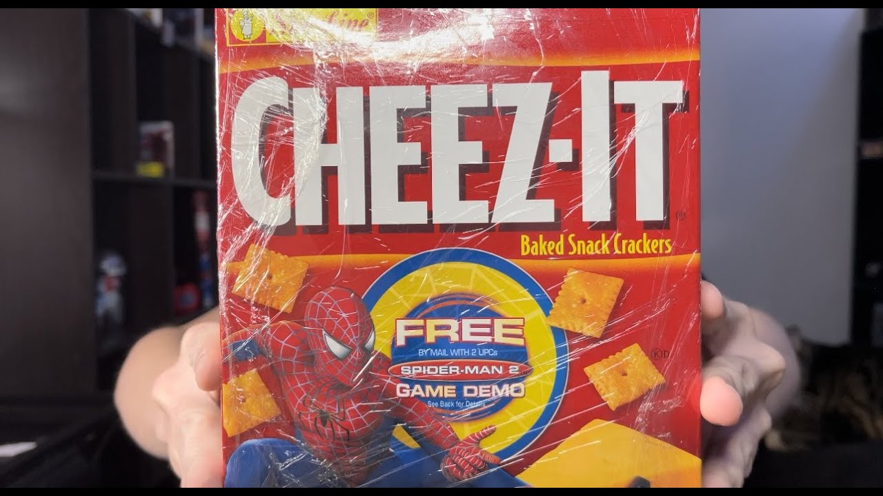 UNBOXING SPIDER-MAN 2 (2004) CHEEZ- IT BOX