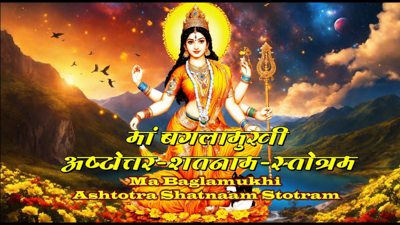 बगलामुखी अष्टोत्तर शतनाम स्तोत्रम | with lyrics | Baglamukhi Ashtottar ShatNam Stotram #baglamukhi