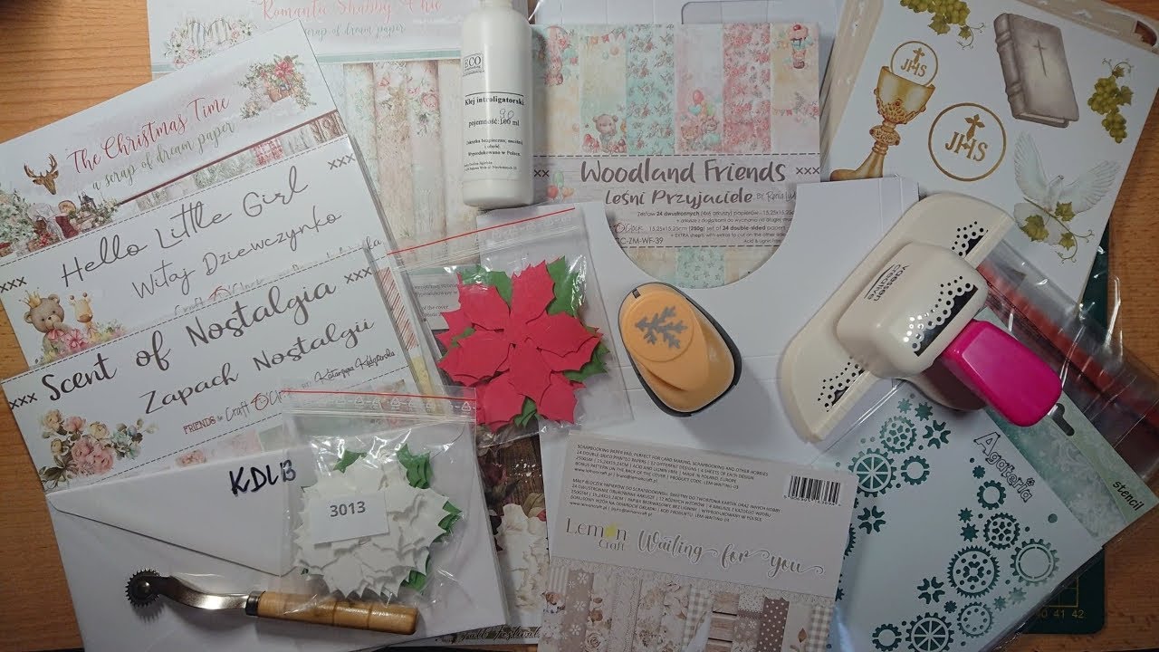 haul scrapbooking/ zakupy ze sklepu Zielone Koty
