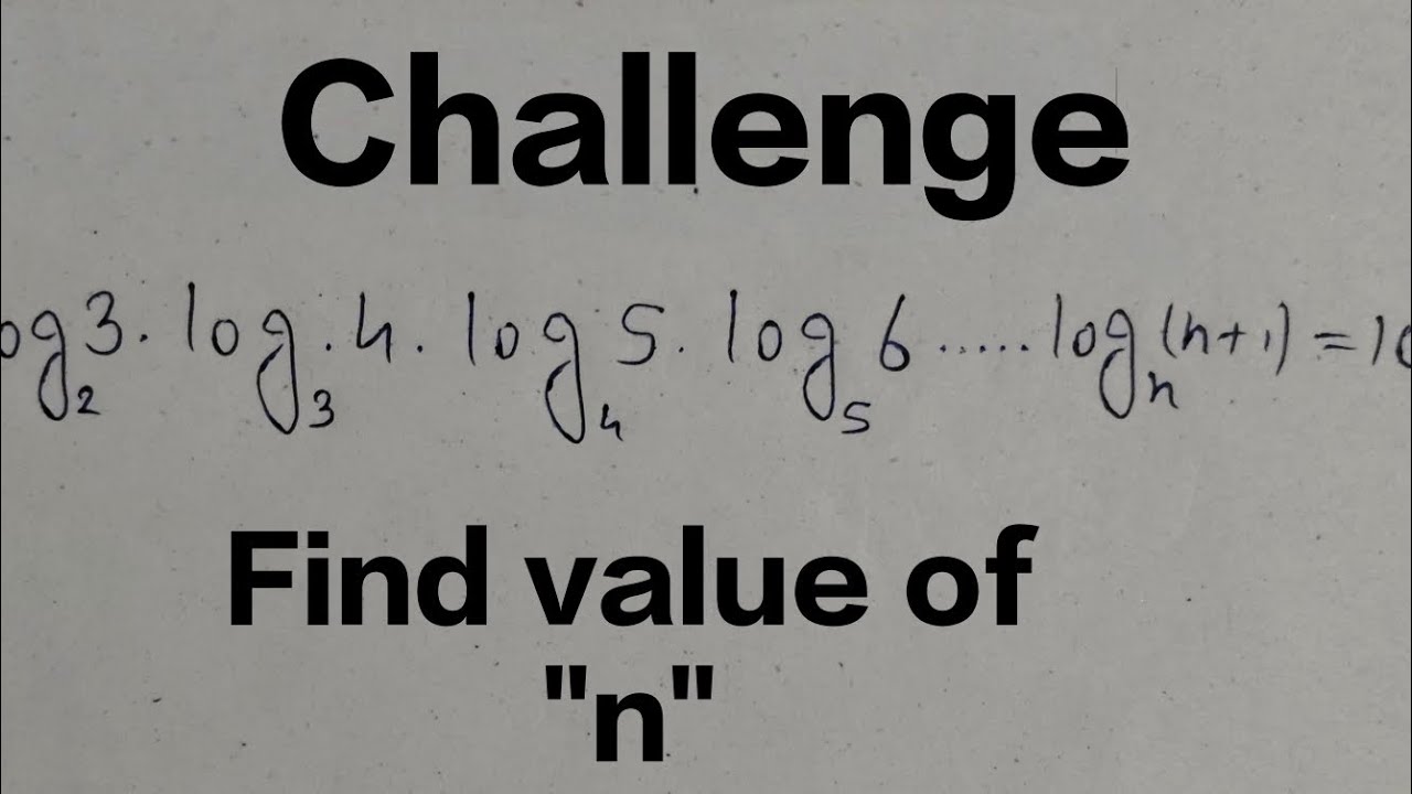 Solving challenging logarithm equation to find value of 