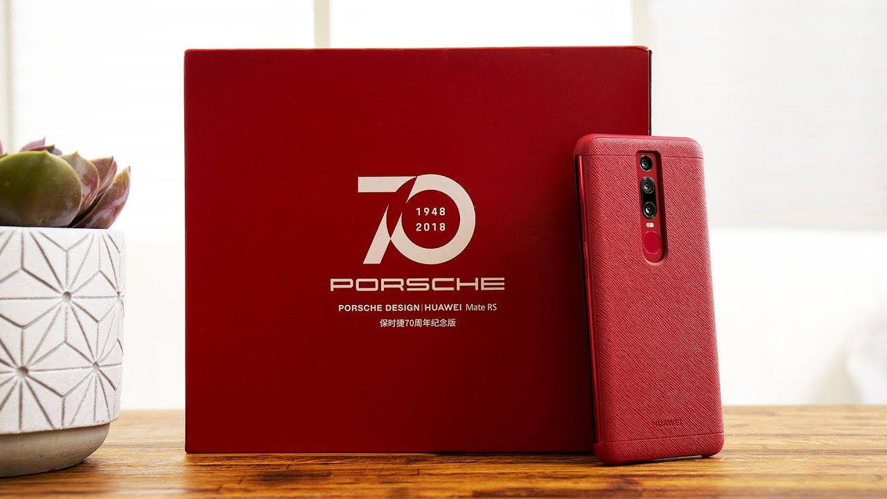 Распаковываем Porsche Design Huawei Mate RS Limited Edition Red!