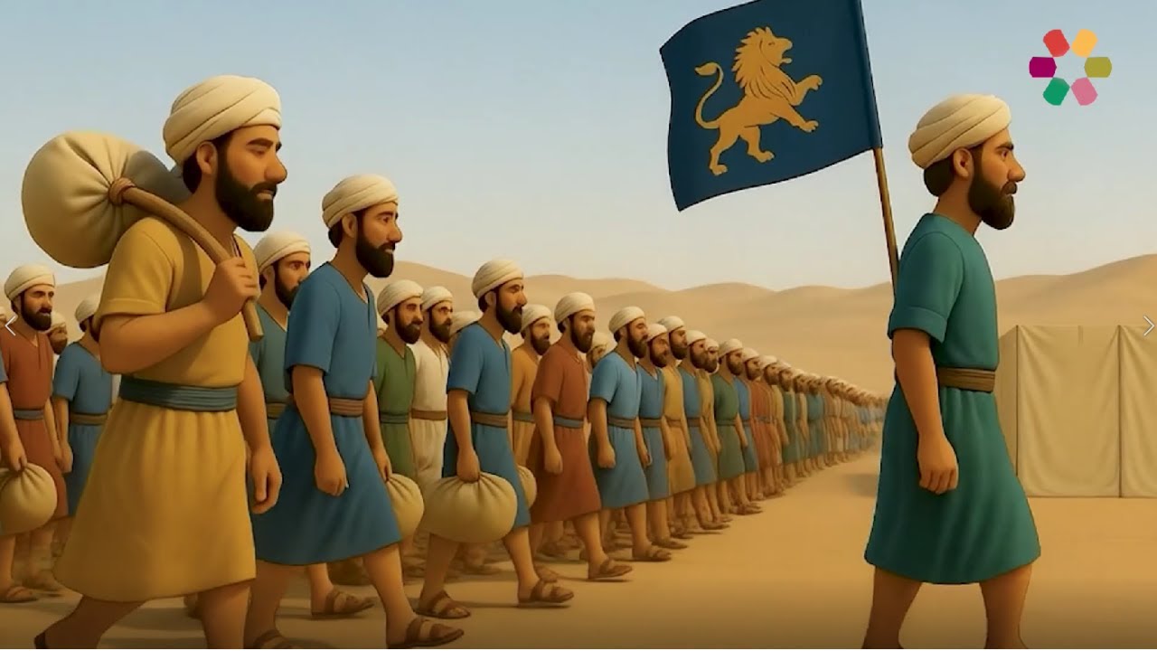 Parshat Bamidbar: The Weekly Parsha Story Illustrated by AI