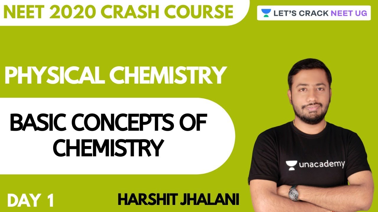 Basic Concepts of Chemistry | Crash Course for NEET 2020 | Day 1 | Chemistry | Harshit Jhalani