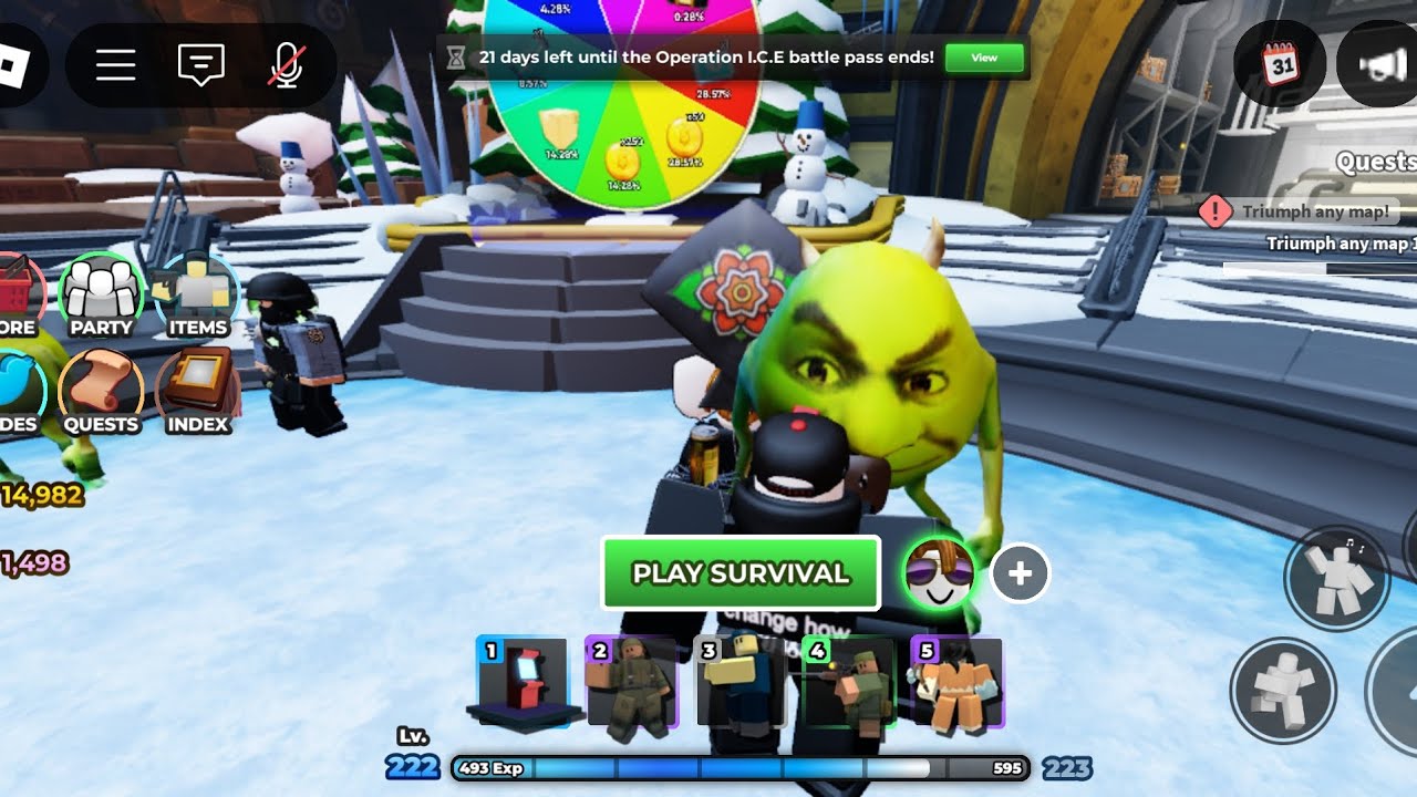 TDS solo lava wardlord I think and won Robloc