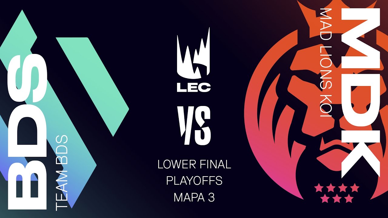 TEAM BDS VS MAD LIONS KOI - MAPA 3 - SEMANA 6 - LEC 2024 - WINTER SPLIT - LEAGUE OF LEGENDS