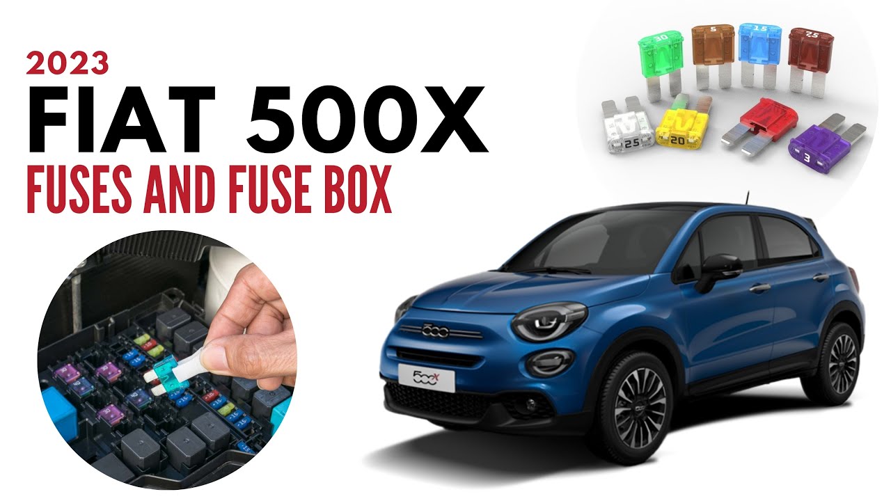 Схема и расположение блока реле и предохранителей Fiat 500X 2023 Руководство пользователя