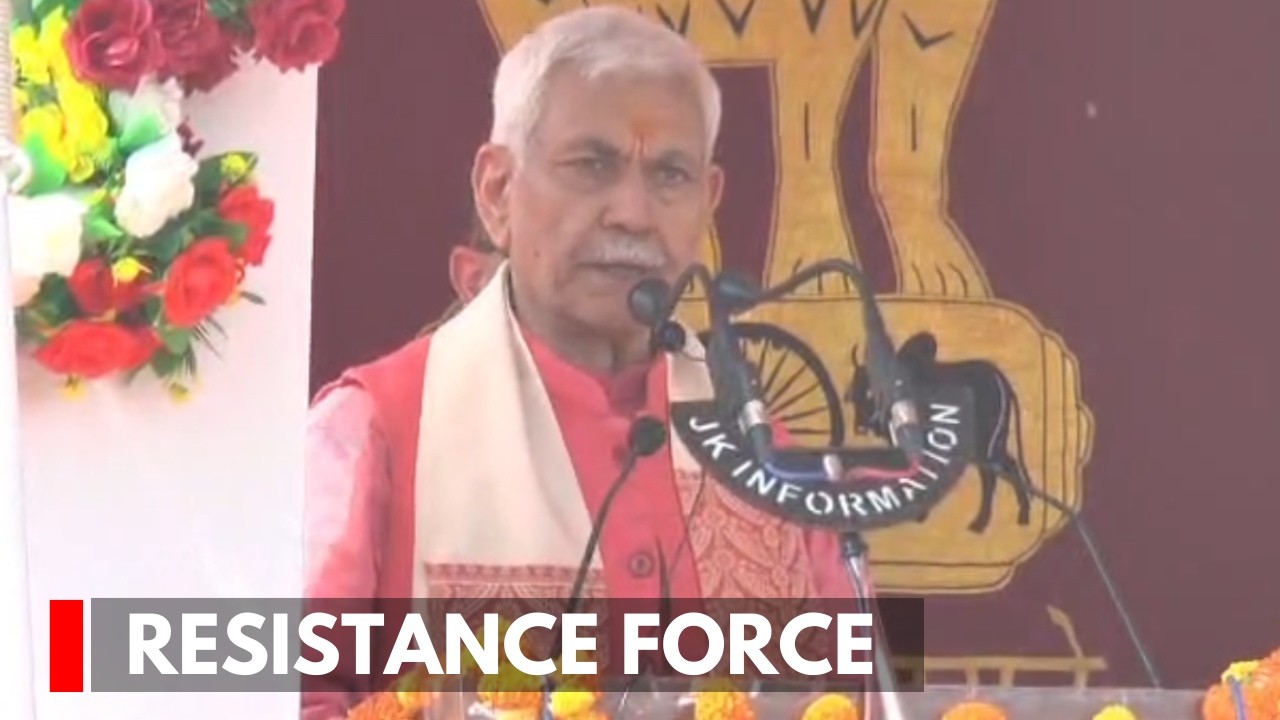 J&K Police is Resistance Force Against Disruptive Forces:  LG