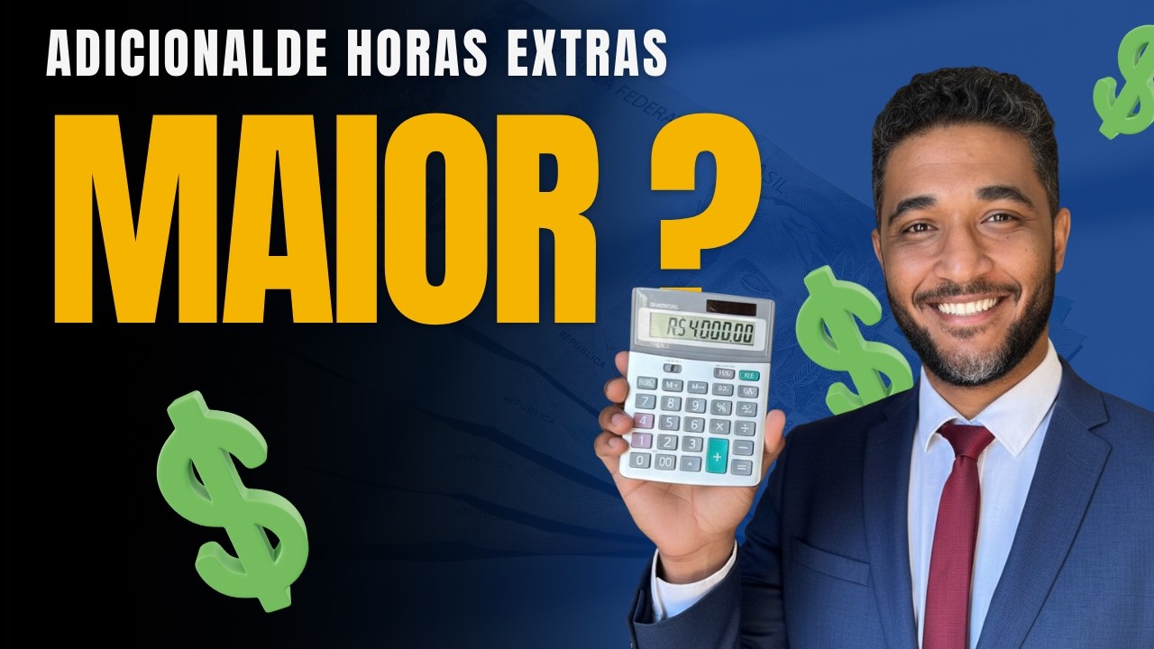 Como calcular a HORA EXTRA em 2026? (Passo a passo)
