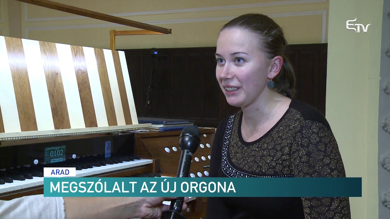 Megszólalt az új orgona – Erdélyi Magyar Televízió