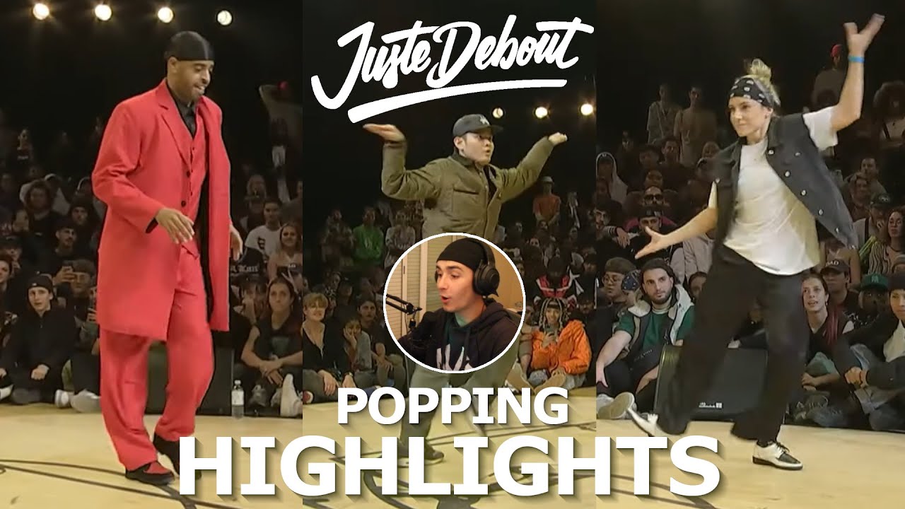 REACTING to the BEST moments of POPPING Juste Debout Gold 2023
