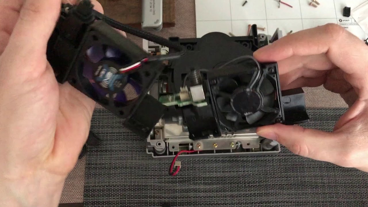 Nintendo Gamecube Lüfter Modifikation/Austausch